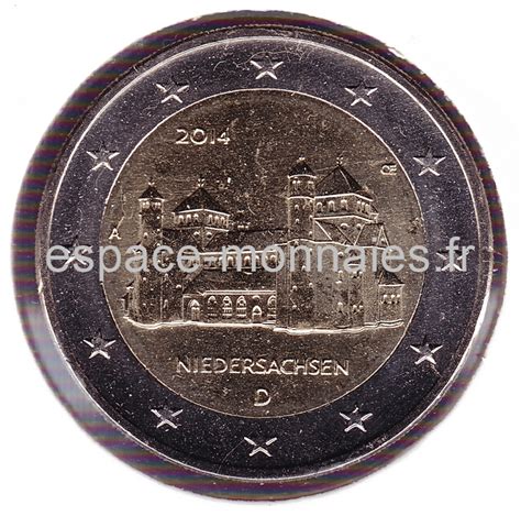 2 Euro Commémorative Allemagne 2014 Saint Michel Dhildesheim Basse