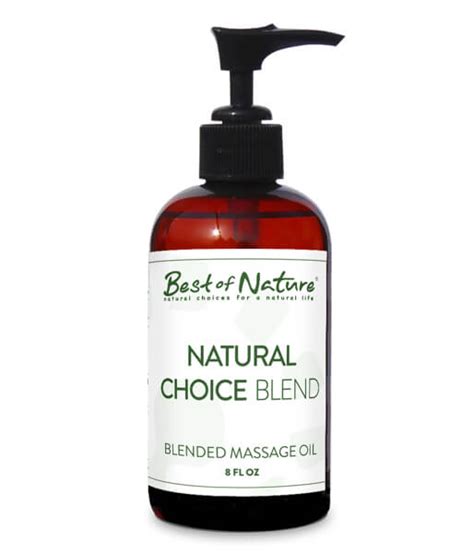 Natural Choice Blend Massage Oil Professional Best Of Nature