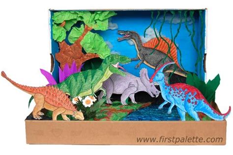 Dinosaur Diorama Printables