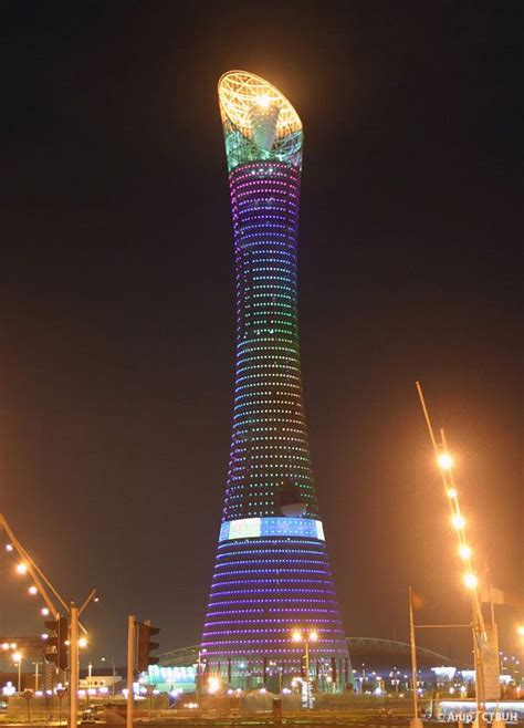 The Torch Doha Also Known As Aspire Tower Is A 980 Feet Skyscraper