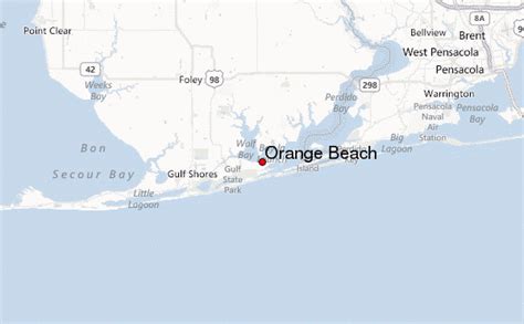 35 Map Orange Beach Alabama Maps Database Source
