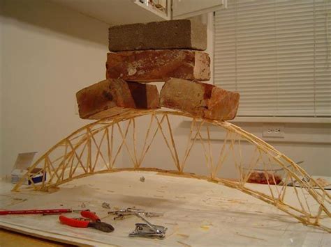 Strongest Toothpick Bridge After Adding Some Cross Bracing On The Top