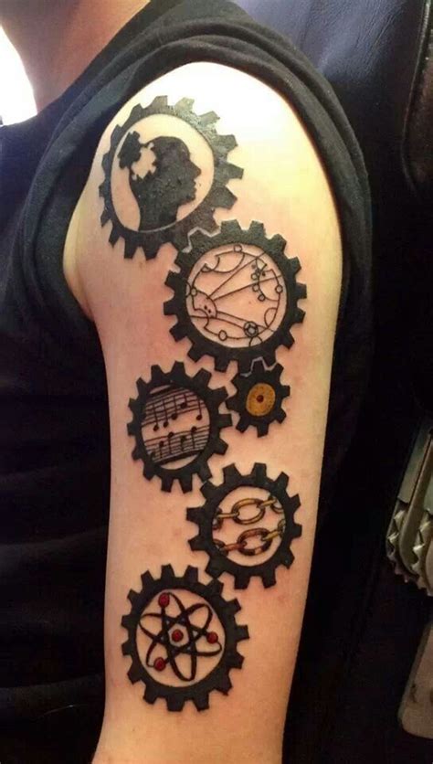 Open Request A Steampunk Into Cyberpunk Tattoo For My Inner Forearm