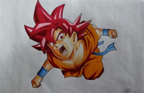 Son Goku Ssj God By Pandaroszeogon On Deviantart