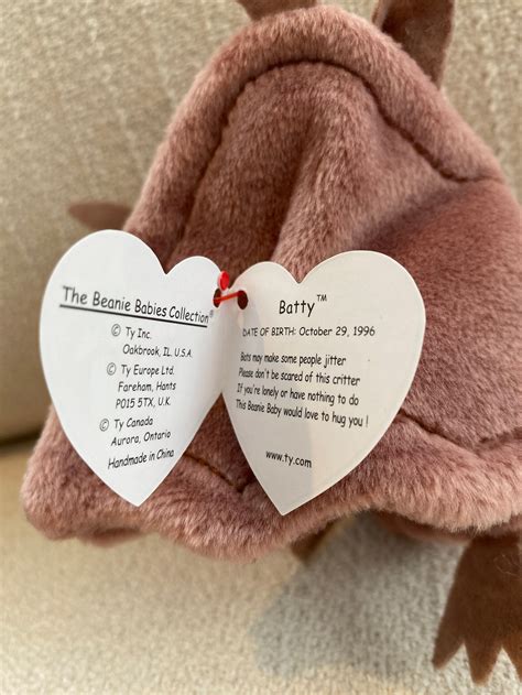 Batty Ty Beanie Baby RARE Tag Errors - Etsy