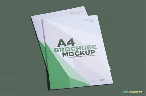 Download Creative Free A4 Brochure Mockup PSDs
