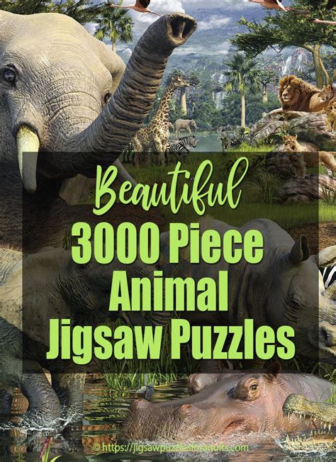 Das sind die werte für die ravensburger seit 1884 steht. 3000 Piece Animal Jigsaw Puzzles | Jigsaw Puzzles For Adults