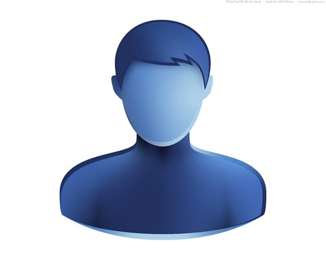 Blue User Icon Png Transparent Background Free Download 13470