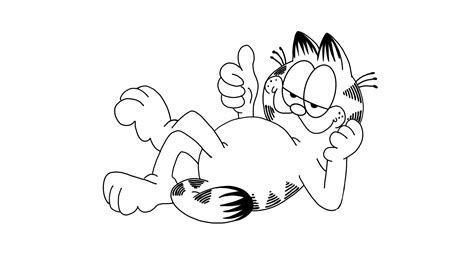 Daily Cartoon Drawings Drawing Garfield