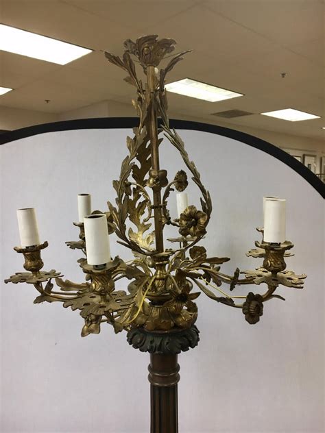 Use the table lamps as accent pieces on your end tables or as foyer table lighting. Neoclassical Bronze Candelabra Floor Lamp Torchiere ...