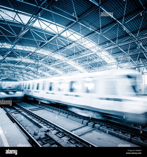 Blurred Train By City Hi Res Stock Photography And Images Alamy