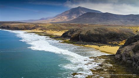 Caleta Del Mojon Blanco Las Palmas Canary Islands Spain Beaches Hd