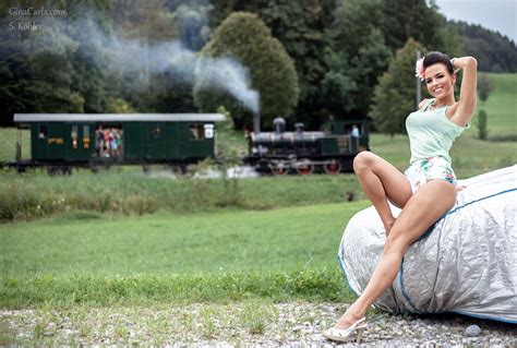 Gina Carla | Steam locomotive, Locomotive, Girl set
