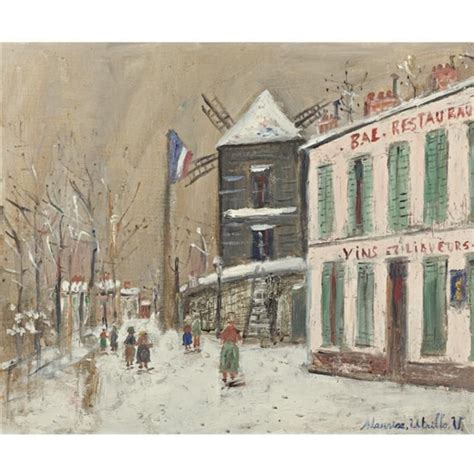 Maurice Utrillo Montmartre Mutualart
