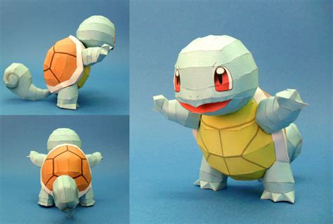 Papercraft Squirtle By Squeezycheesecake On Deviantart