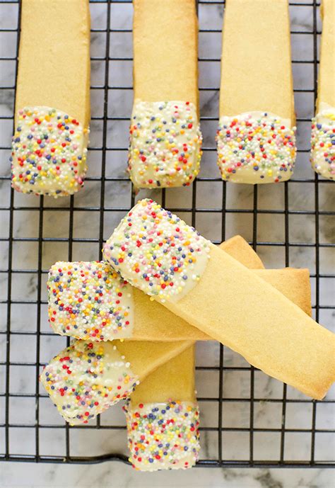 Shortbread Cookie Sticks Dipped In Happiness Make And Takes