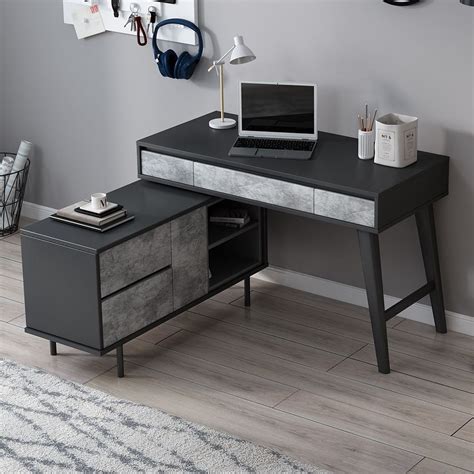 Modern L Shaped Desk With Storage Modern L Shaped Desk With Storage
