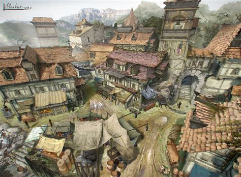 Fantasy Village Fantasy Town Fantasy House Fantasy Map Fantasy