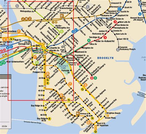 Mta Brooklyn Subway Map Map Of Beacon