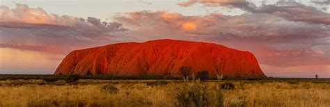 Sunset Sunrise Australia Uluru Goimages World
