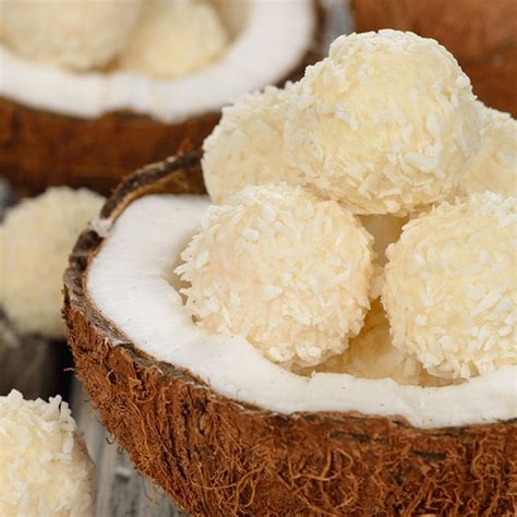 Condensed Milk Coconut Balls Also Known Very Typically In Brazil As A