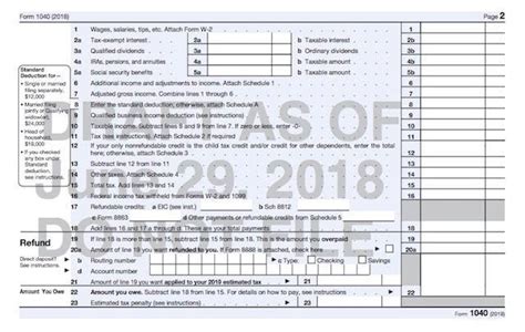 2018 Irs 1040 Tax Tables Pdf Cabinets Matttroy
