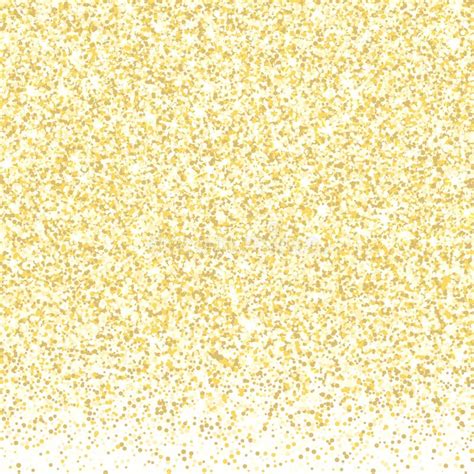 Gold Glitter Texture Golden Shiny Sparkles On White Background Stock