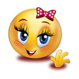 greet smile girl wave hand stickers | Hand emoji, Emoji love, Funny ...