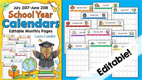 Have You Grabbed Your Free 2017 2018 School Year Calendar From Laura