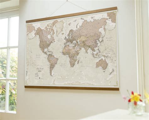 28 World Map Wall Hanging Maps Database Source
