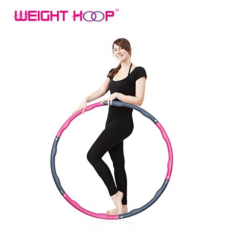 100cm Foam Padded Fitness Weighted Hula Hoop Body Massage Sport Gym