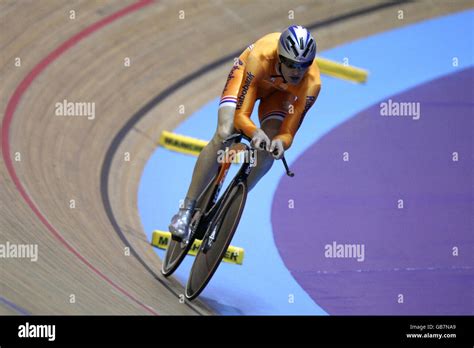 Cycling Uci Track World Cup Day One Manchester Velodrome Stock