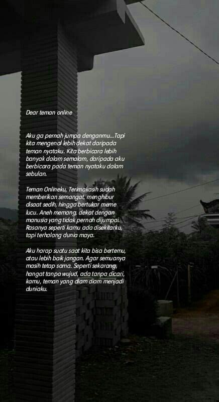 Wallpaper Aesthetic Kata Kata Sahabat