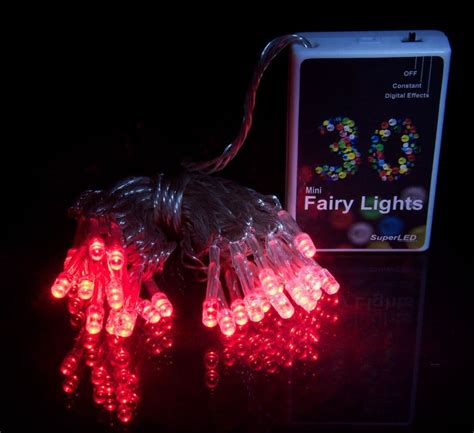 Superled Battery Powered 30 Led Fairy String Light Set With Free