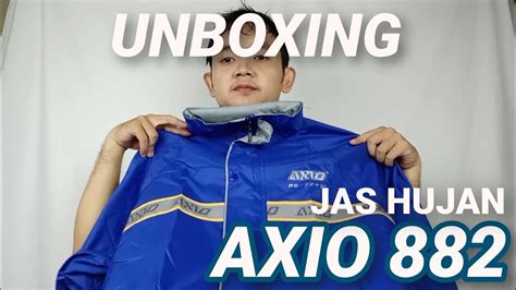 JAS HUJAN AXIO 882 ll Unboxing Review jujur bukan endorsment  YouTube