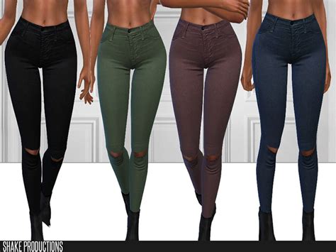 Sims 4 High Waisted Cc Jeans Shorts And Skirts To Download Fandomspot 346