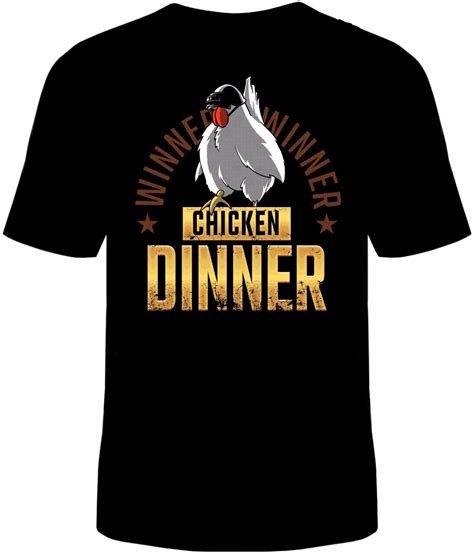 Winner Winner Chicken Dinner T Shirt Unisex Adult PUBG H1Z1 Funny Sizes