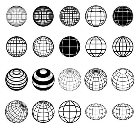 Globe Grid Vector At Collection Of Globe Grid Vector