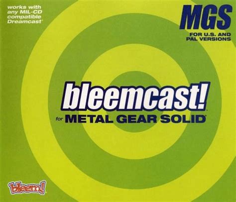 Bleemcast Metal Gear Solid Sega Dreamcast