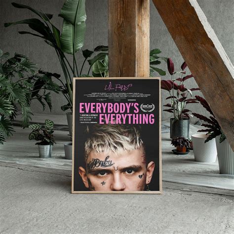 Everybodys Everything Lil Peep Poster Etsy
