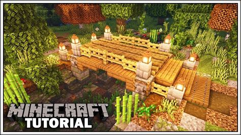 How To Build A Small Bridge In Minecraft 114 Minecraft Cottage Cute