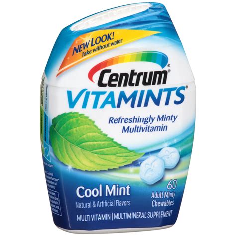 Centrum Vitamints Multivitaminmultimineral Supplement Adult Chewables