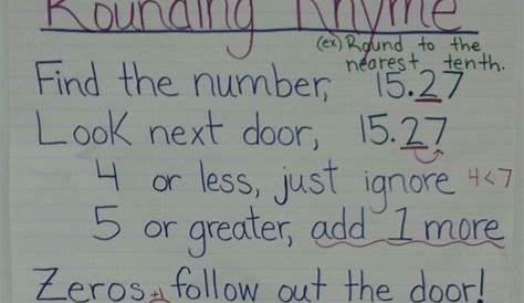 rounding rules worksheets