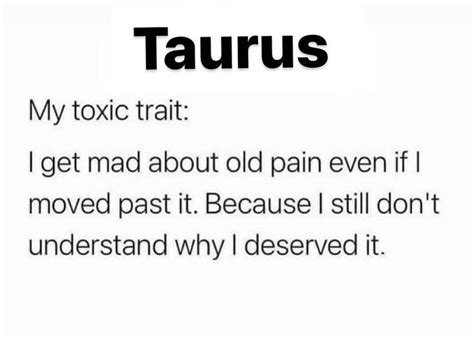 The Words Taurus Are Written In Black And White