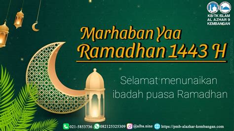 Marhaban Yaa Ramadhan 1443 H Youtube