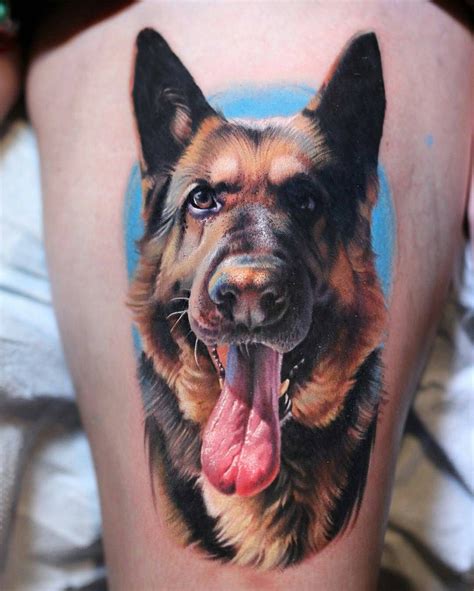 By Lukalajoie Dog Tattoos German Shepherd Tattoo Animal Tattoo