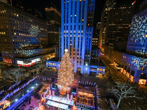 El árbol Del Rockefeller Center En La Navidad De 2023