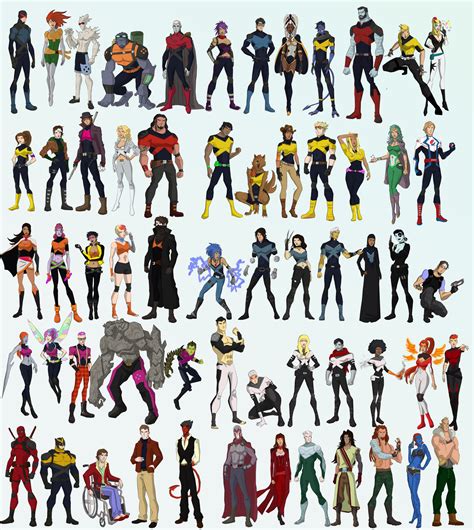 X Men By Cspencey On Deviantart Marvel Comic Character Superhero Art