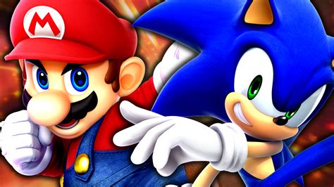 Retro Rivals Mario V Sonic Wallpaper By Mugen Senseistudios On Deviantart