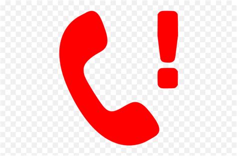 Red Missed Call Icon Free Red Phone Icons Icon Missed Call Emojired